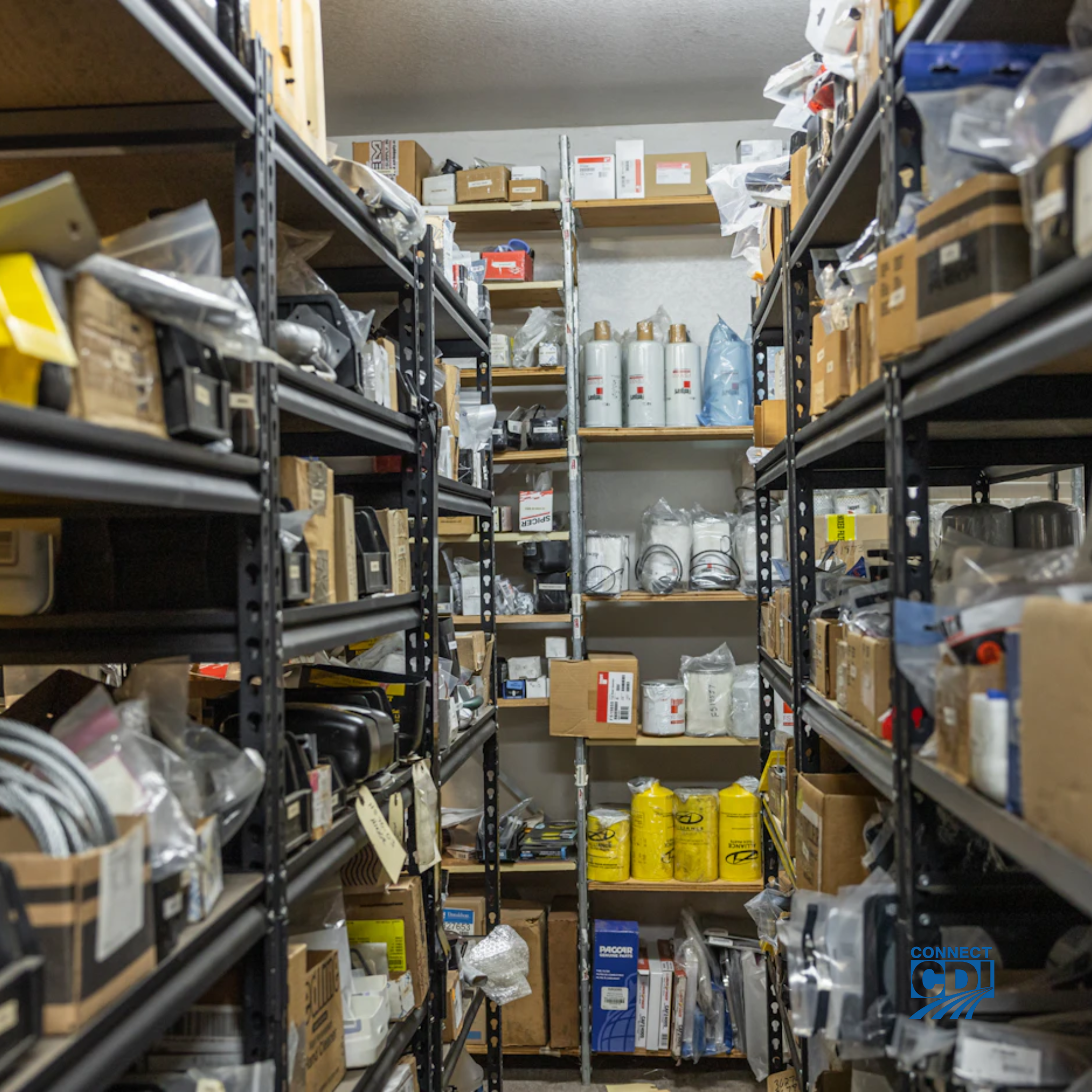 truck parts on shelf